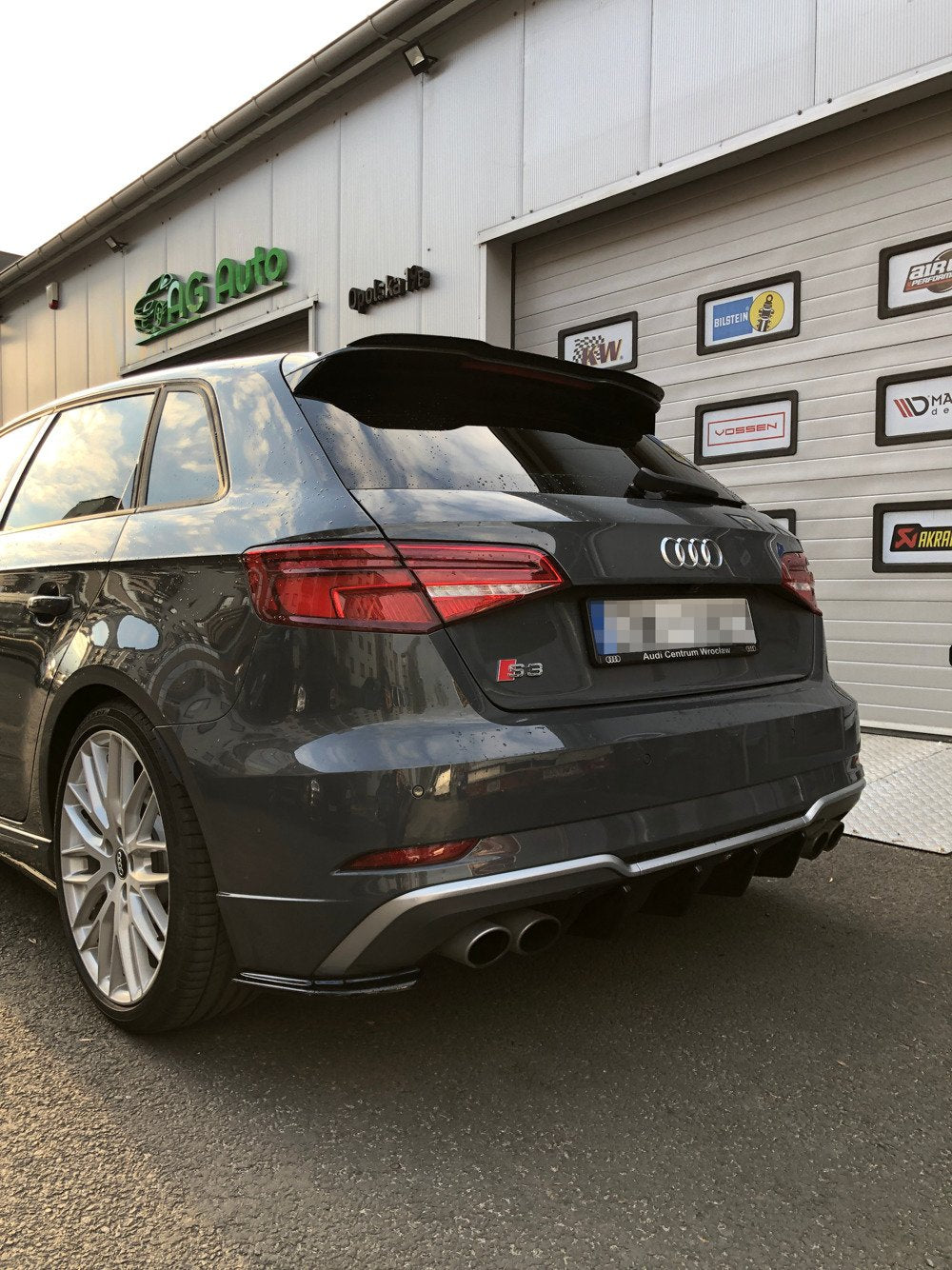 Rear Side Splitters Audi S3 8V Facelift Sportback (2017-2020)