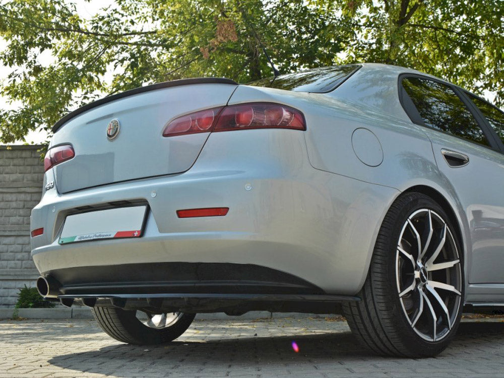 Central Rear Splitter Alfa Romeo 159 (With Vertical Bars)