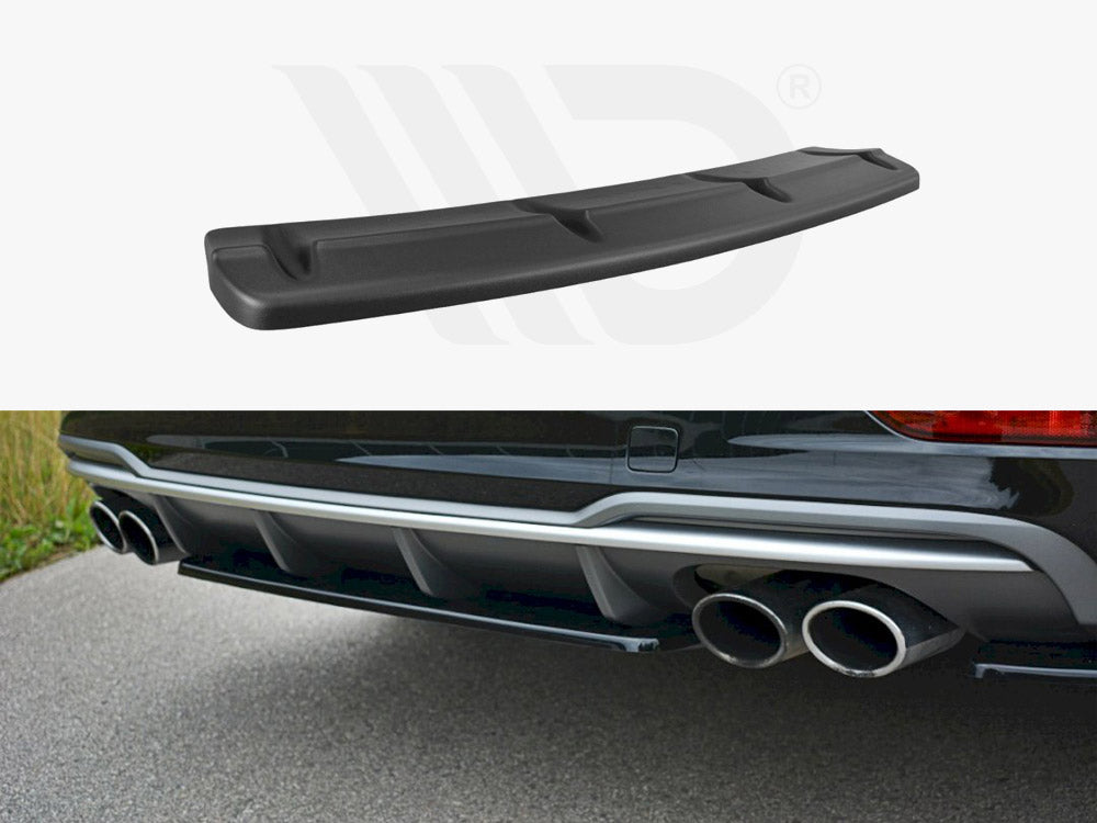 Central Rear Splitter Audi S3 8V FL Sedan (2017-)