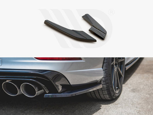 Rear Side Splitters V.2 Audi S3 Sedan 8V Facelift (2016-2020)