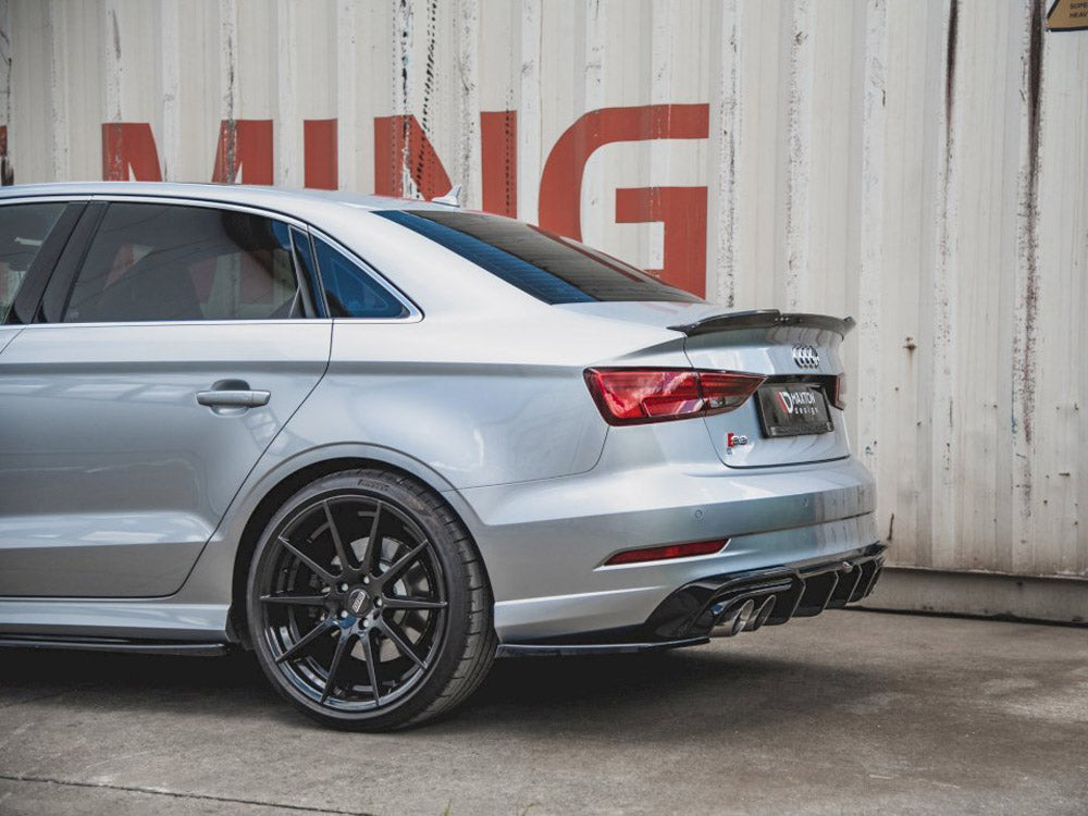 Rear Side Splitters V.2 Audi S3 Sedan 8V Facelift (2016-2020)