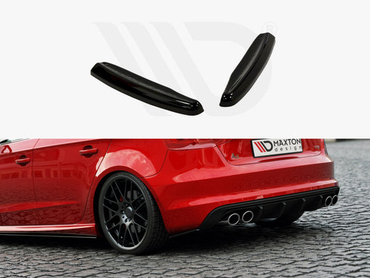 Rear Side Splitters Audi S3 / A3 S-Line 8V Hatchback / Sportback