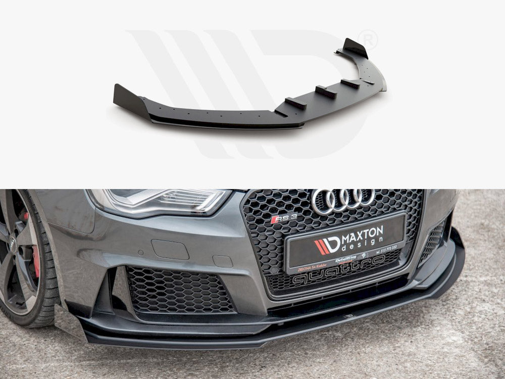 Street PRO Front Splitter + Flaps Audi RS3 8V Sportback