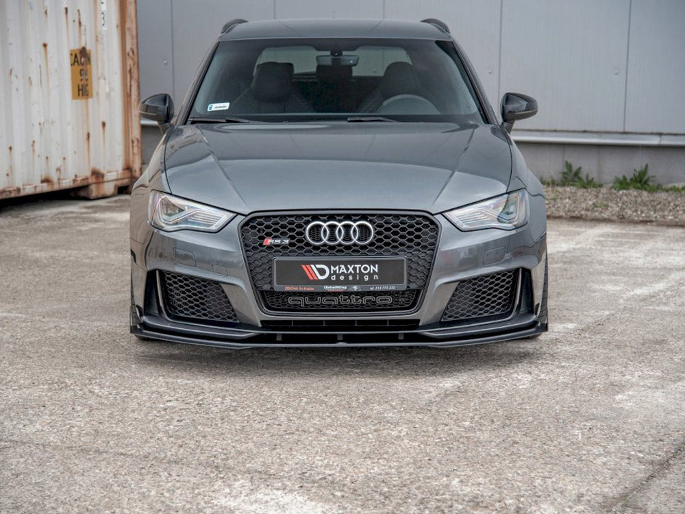 Street PRO Front Splitter + Flaps Audi RS3 8V Sportback