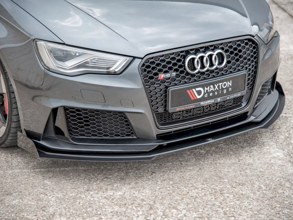 Street PRO Front Splitter + Flaps Audi RS3 8V Sportback