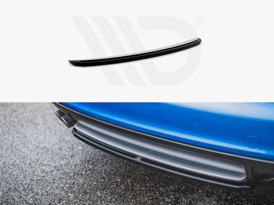 Central Rear Splitter Audi S4/ A4 S-line B8 Sedan (2008-2011)