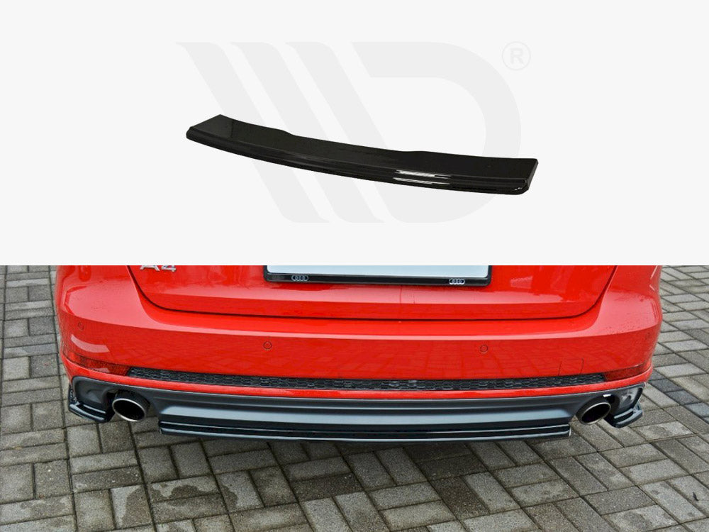 Central Rear Splitter Audi A4 S-Line B9 Avant