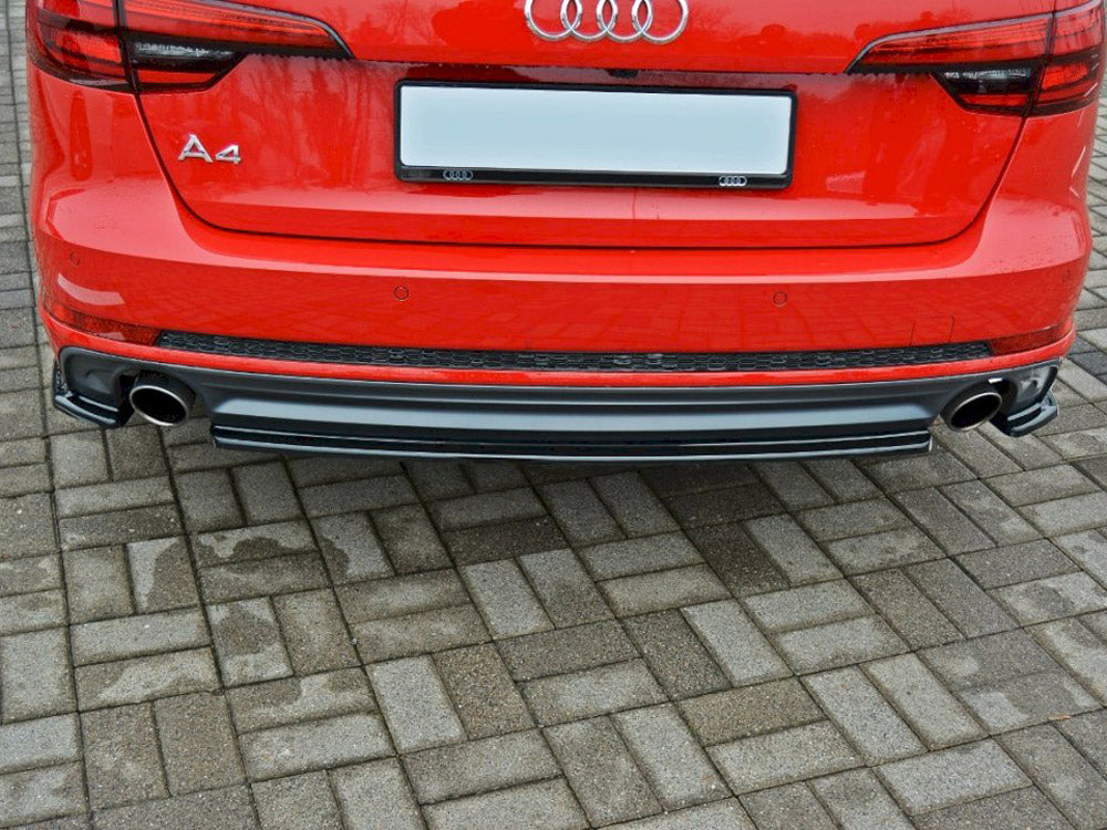 Central Rear Splitter Audi A4 S-Line B9 Avant