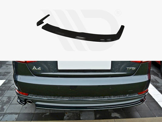 Rear Splitter Audi A4 B9 S-Line Sedan