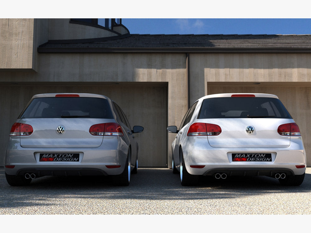 Rear Valance VW Golf VI With 2 Exhaust HOLE