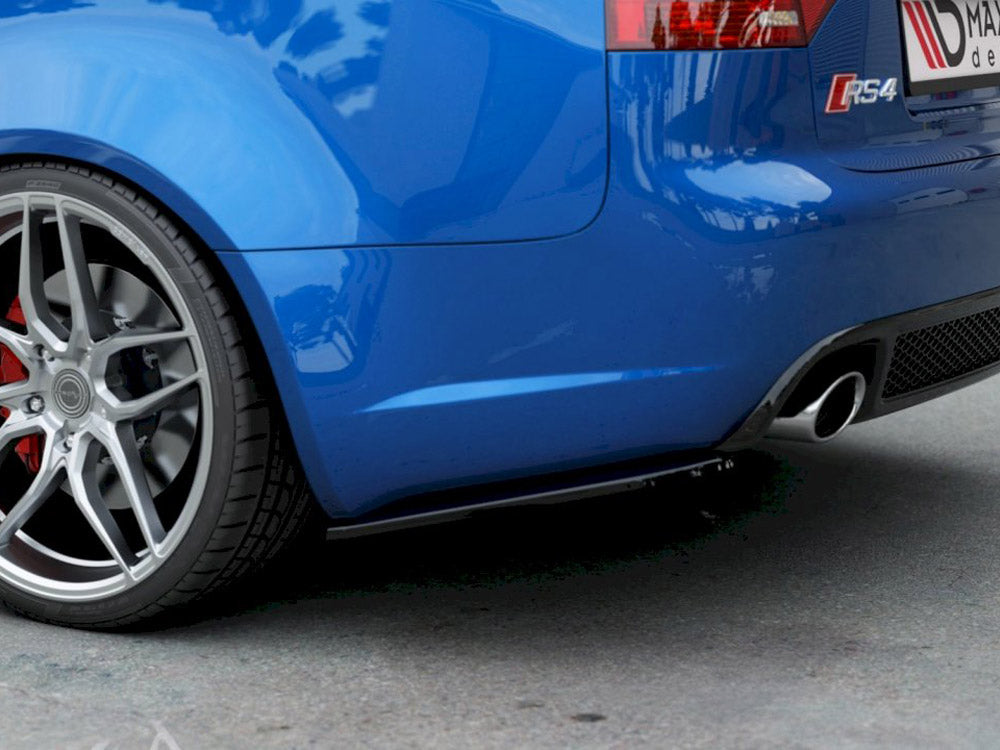 Rear Side Splitters V.1 Audi RS4 Sedan B7