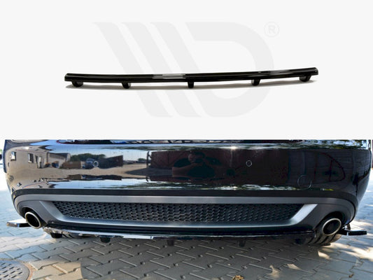 Central Rear Splitter (Vertical Bars) Audi A5 S-Line 8T