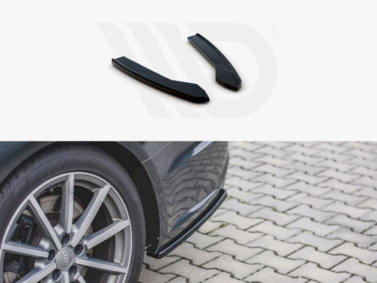 Rear Side Splitters Audi S6 / A6 S-Line / A6 C7 FL