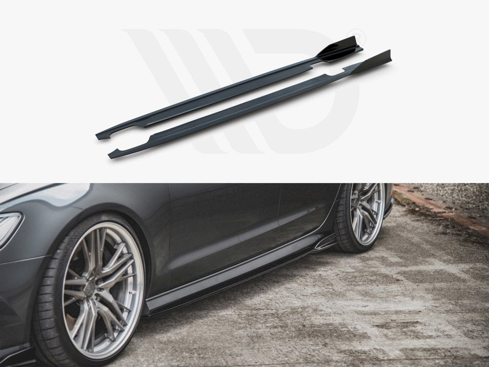 Side Skirts Diffusers Audi S6 / A6 S-Line / A6 C7 Facelift