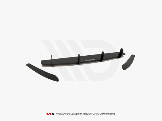 Audi A6 C7 S-line Avant Rear Diffuser &amp; Rear Side Splitters (Fits TWO Single Exhaust Ends) (2011-2014)