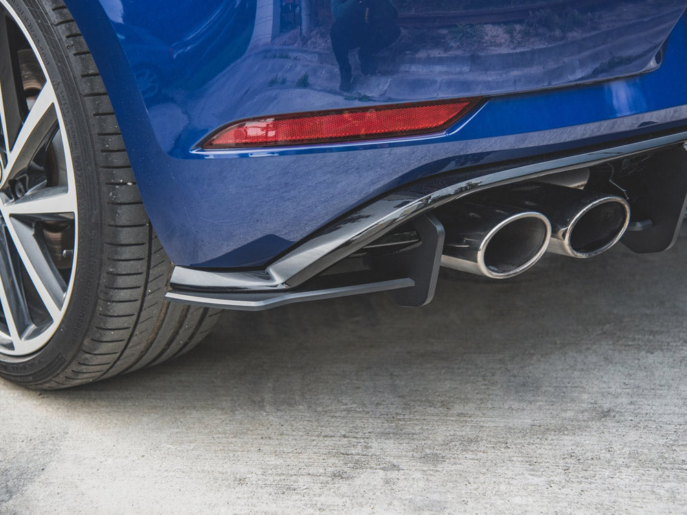 Street PRO Rear Side Splitters VW Golf 7 R Facelift