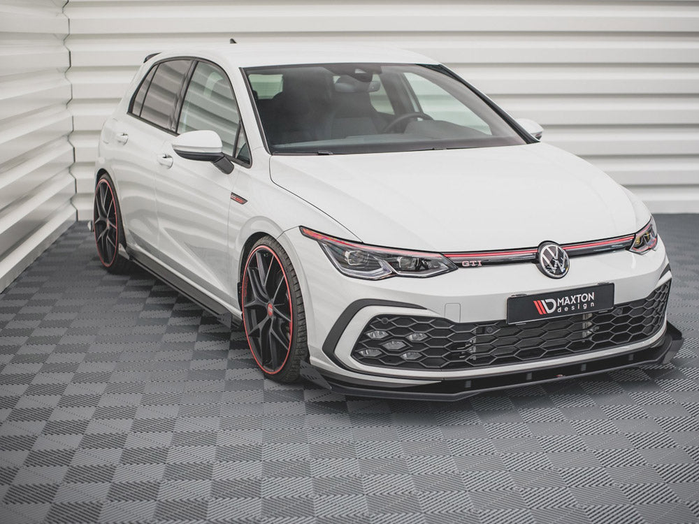 Street PRO Front Splitter + Flaps Volkswagen Golf GTI / GTE / R-Line Mk8