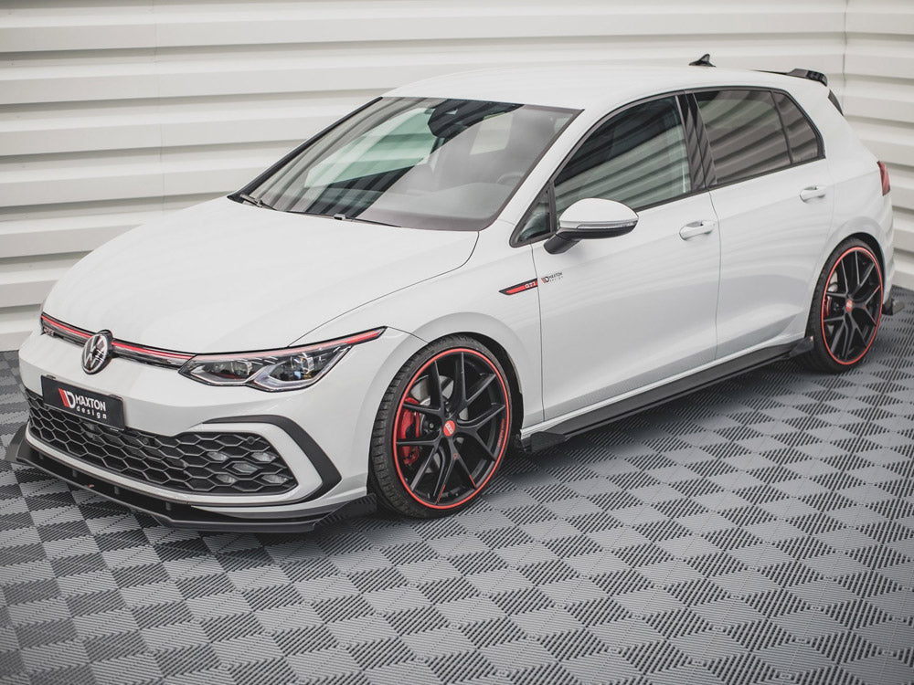 Street PRO Side Skirts Diffusers + Flaps Volkswagen Golf GTI / GTE / GTI Clubsport / R-Line Mk8