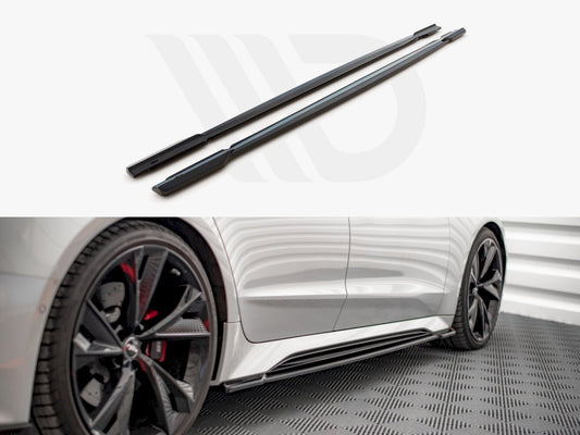 Side Skirts Splitters V.1 Audi RS6 C8 / RS7 C8 (2019-)