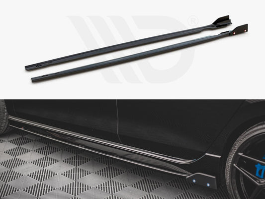 Side Skirts Diffusers V.2 + Flaps VW Golf R Mk8