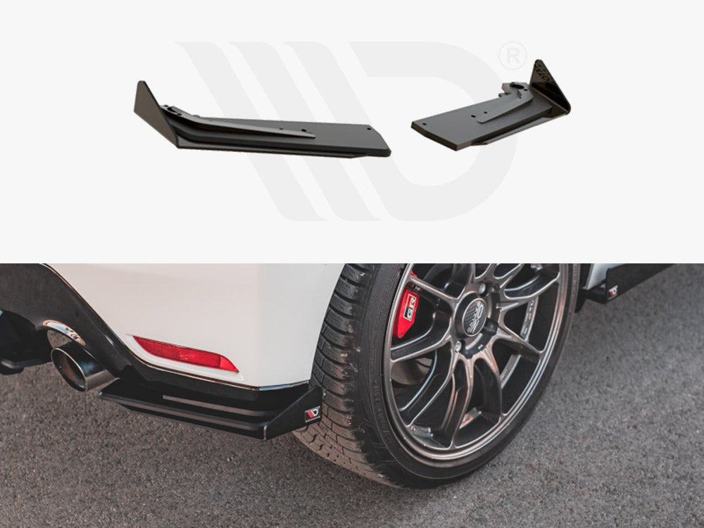 Street PRO Rear Side Splitters + Flaps Toyota GR Yaris Mk4