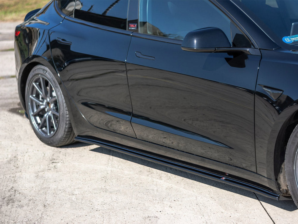 Side Skirts Diffusers Tesla Model 3