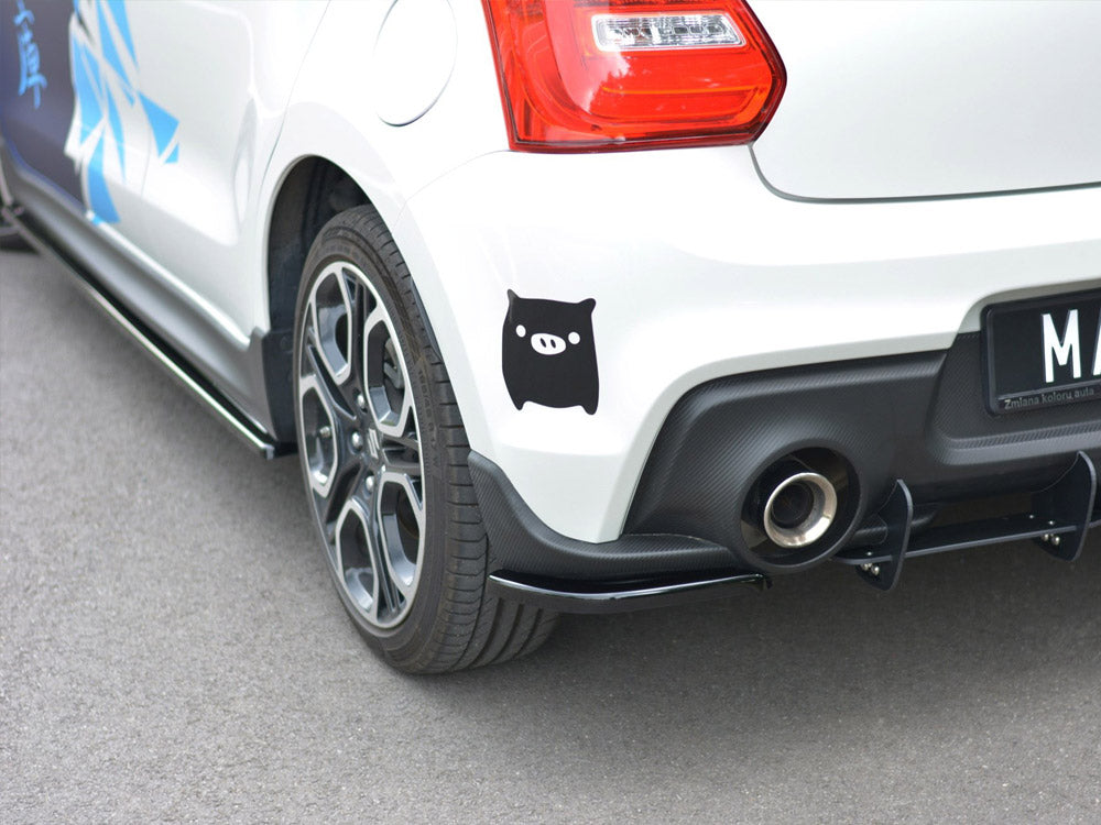 Rear Side Splitters Suzuki Swift 6 Sport (2018-)