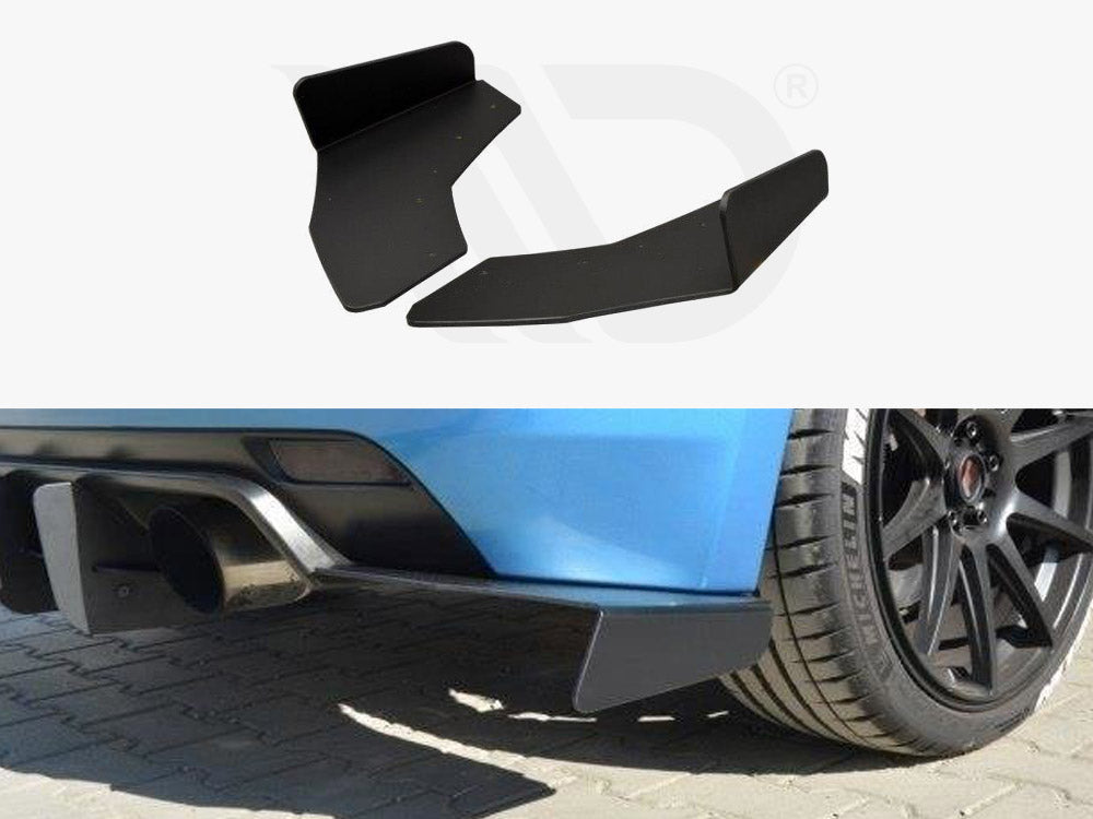 Racing Rear Side Splitters Subaru Impreza WRX STI 2009-2011