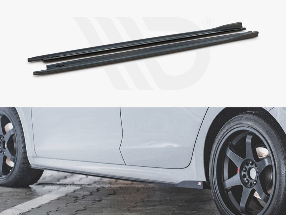 Side Skirts Diffusers V3 Skoda Octavia RS MK4 (2020-)