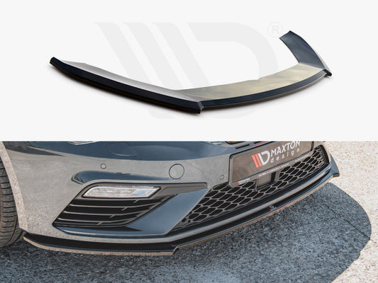 Front Splitter V4 Seat Leon Cupra/ FR MK3 Facelift (2017-2019)