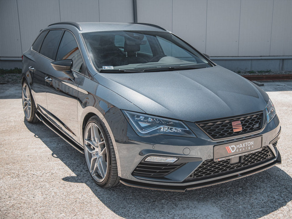 Front Splitter V4 Seat Leon Cupra/ FR MK3 Facelift (2017-2019)