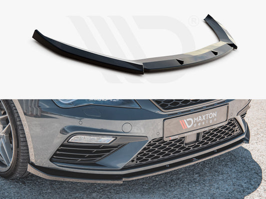 Front Splitter V6 Seat Leon Cupra/ FR MK3 Facelift (2017-2019)