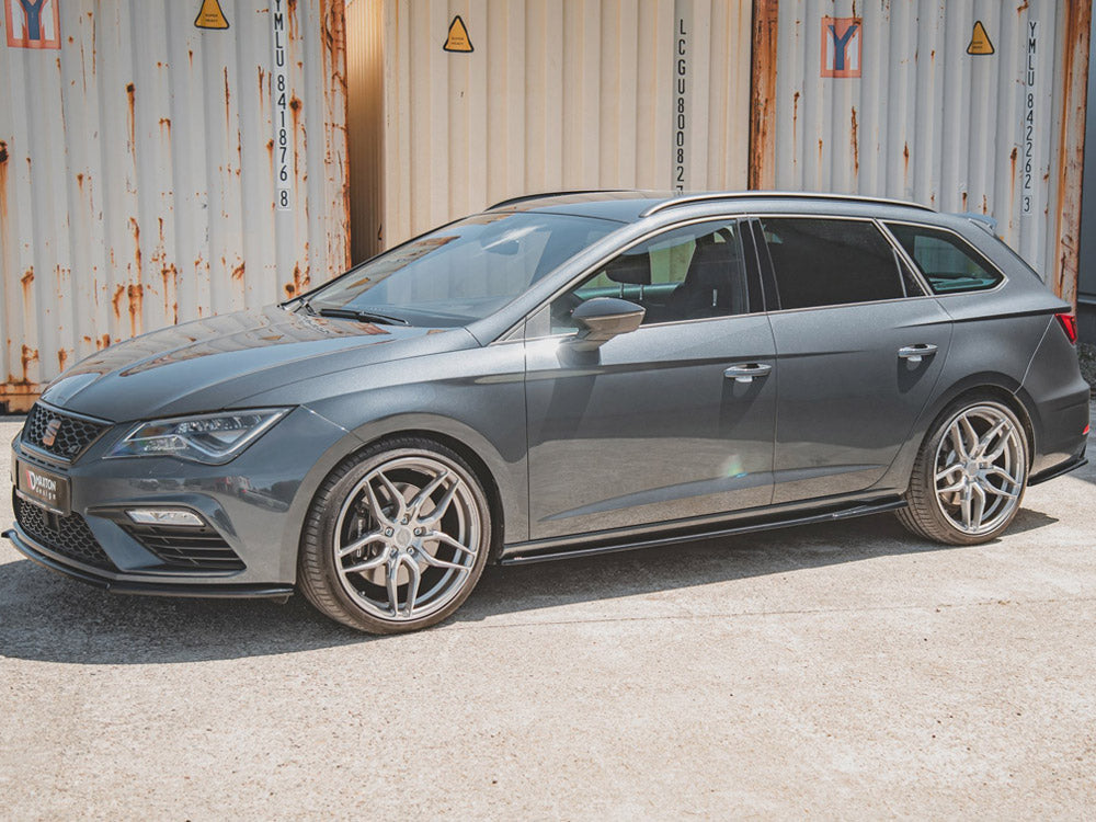 Side Skirts Diffusers V.5 Seat Leon Mk3 Cupra / FR Facelift