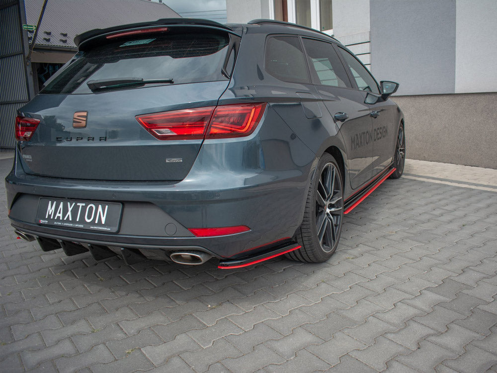 Rear Side Splitters V.2 Seat Leon Mk 3.5 Cupra ST (2017-)