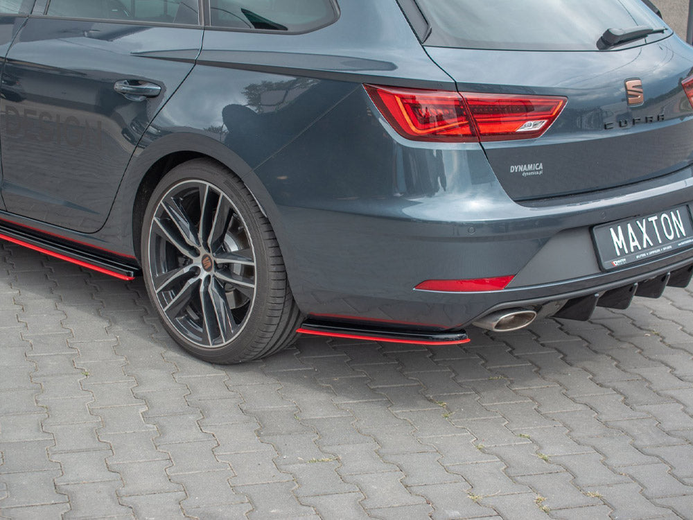 Rear Side Splitters V.2 Seat Leon Mk 3.5 Cupra ST (2017-)