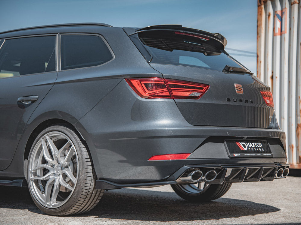 Rear Side Splitters V.3 Seat Leon Cupra MK3 Facelift Estate (2017-2019)