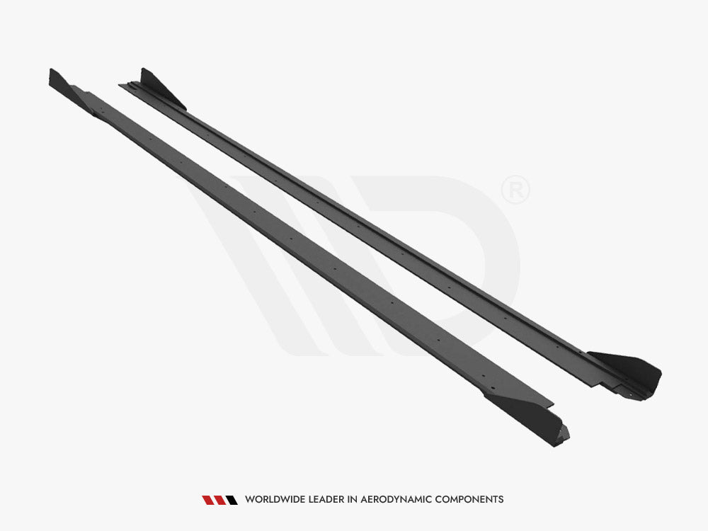 Street PRO Side Skirts Diffusers + Flaps Seat Leon FR Mk4