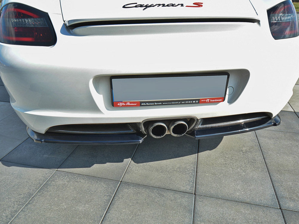 Rear Side Splitters Porsche Cayman S 987C (2006-2009)