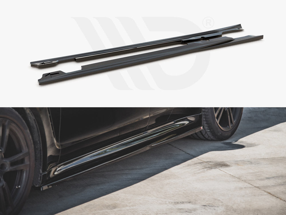 Side Skirts Diffusers V1 Porsche Panamera Turbo 970 Facelift (2013-2016)