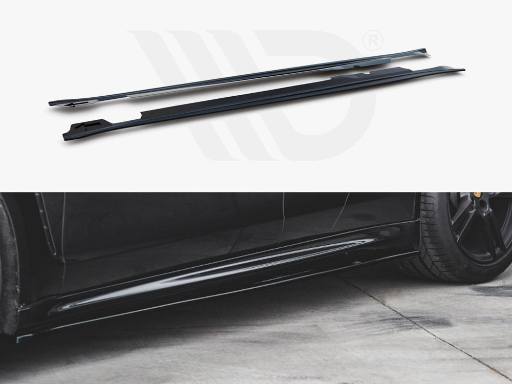 Side Skirts Diffusers V2 Porsche Panamera Turbo 970 Facelift (2013-2016)