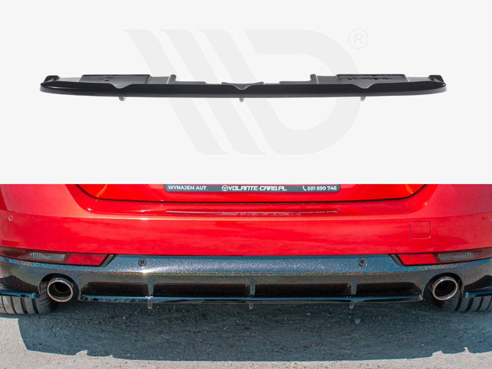 Central Rear Splitter (Vertical Bars) Peugeot 508 GT Mk2