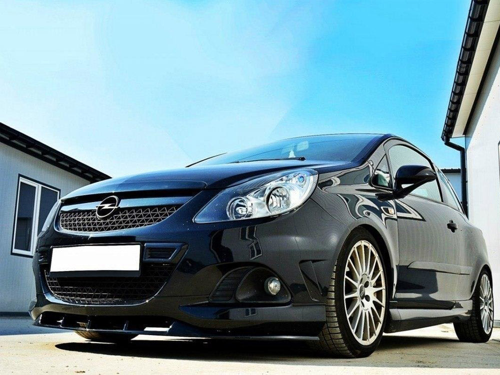 Front Splitter Opel Corsa D Nurburg (For OPC / VXR Bumper)