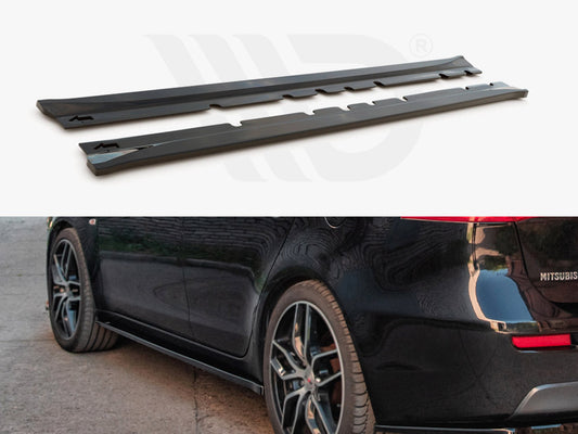 Side Skirts Diffusers Mitsubishi Lancer MK8 (2007-2016)