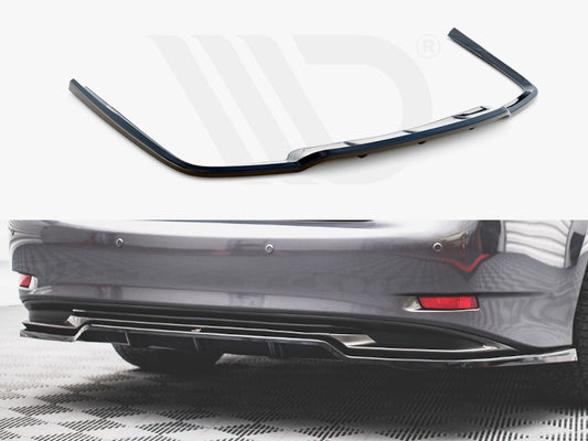 Central Rear Splitter (Vertical Bars) Lexus GS F Sport Hybrid Mk4 (L10) (2012-2015)