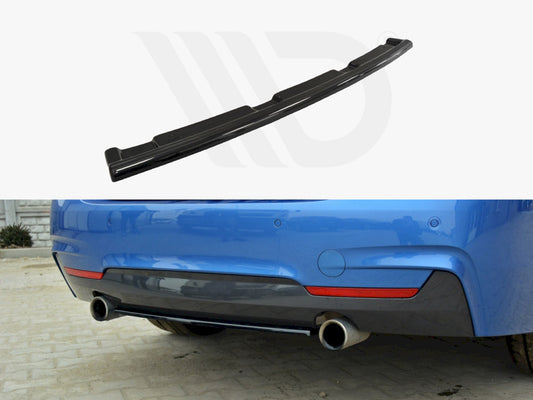 Central Rear Splitter BMW 4 Coupe / Gran Coupe / Cabrio M-Pack F32 / F36 / F33