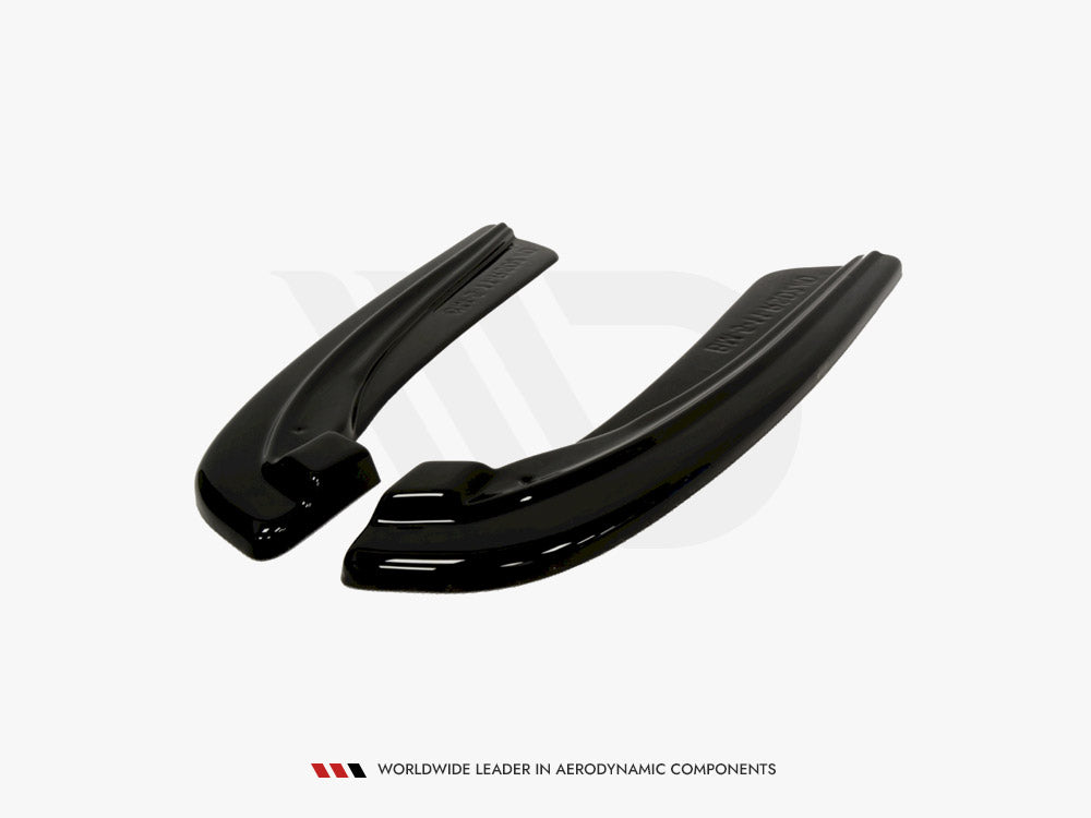 Rear Side Splitters Bmw 5 F11 M-pack (Fits TWO Double Exhaust Ends)