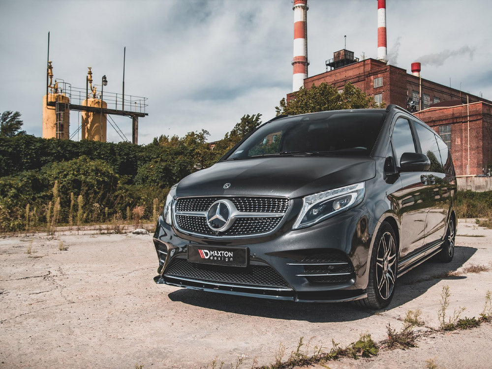 Front Splitter V3 Mercedes-benz V-class Amg-line W447 Facelift (2019-)