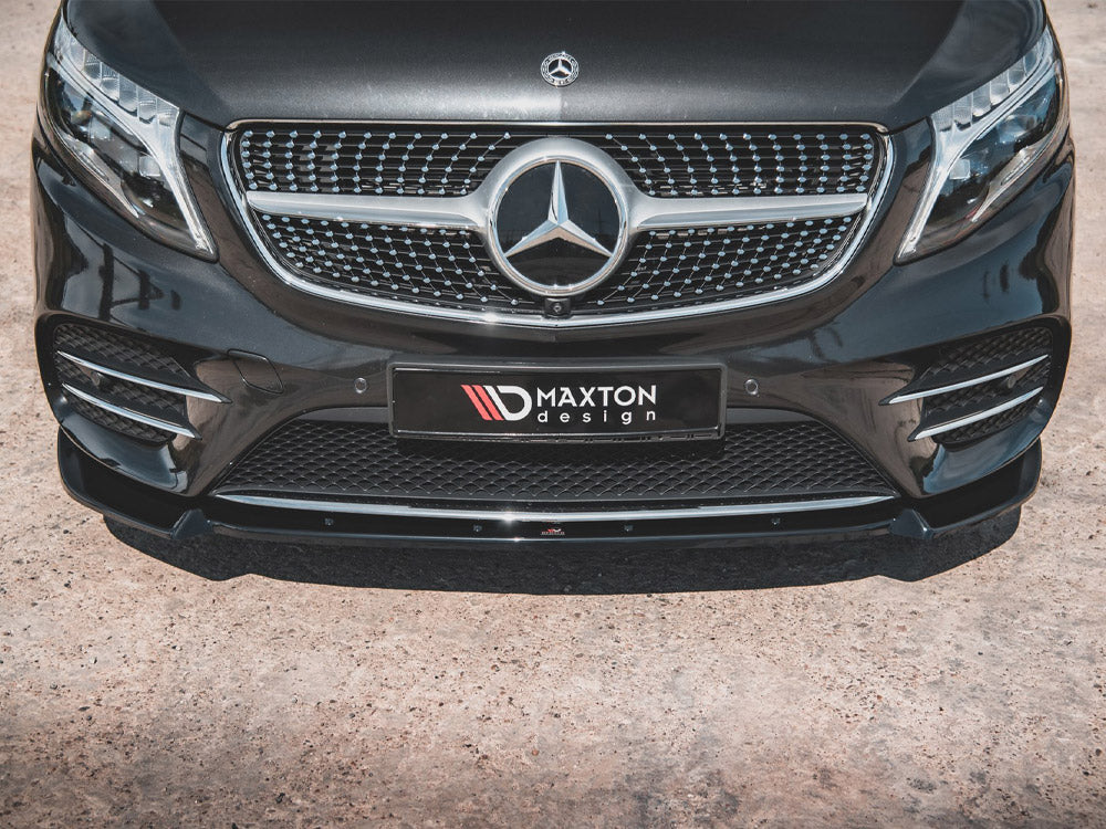 Front Splitter V3 Mercedes-benz V-class Amg-line W447 Facelift (2019-)