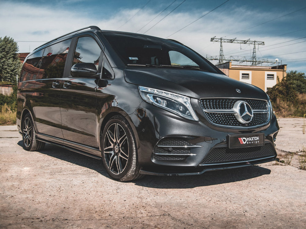 Front Splitter V4 Mercedes-benz V-class Amg-line W447 Facelift (2019-)