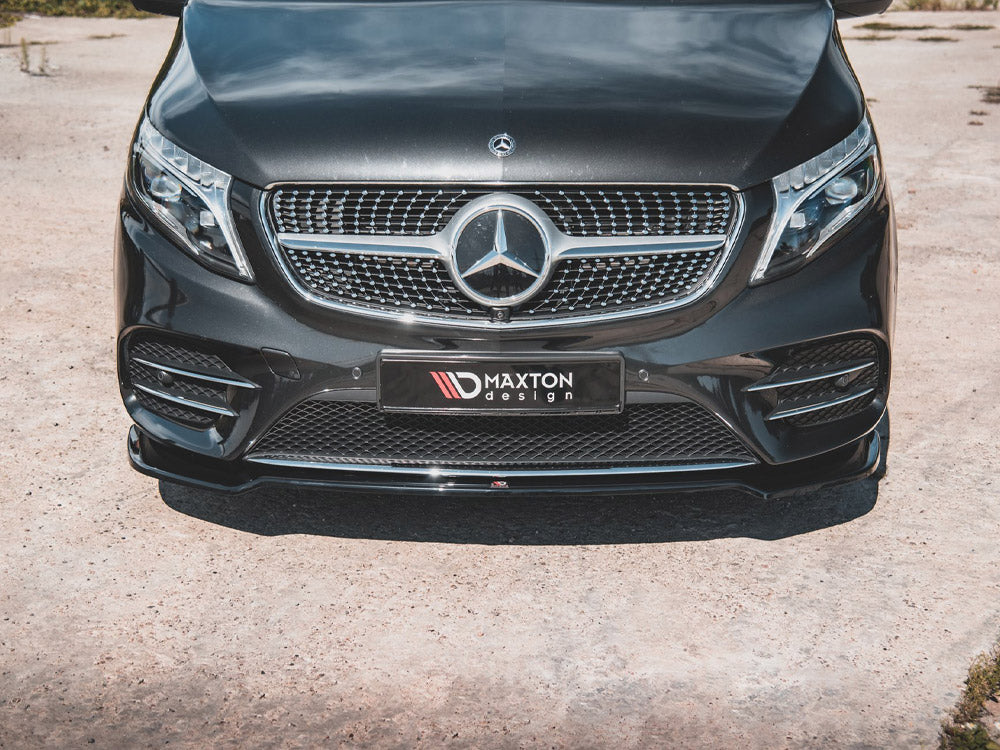 Front Splitter V4 Mercedes-benz V-class Amg-line W447 Facelift (2019-)